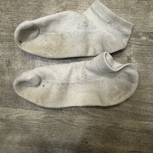 Well worn womens gym socks